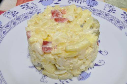 Bramborový salát s ananasem – Snadné recept z Miš - Maš kuchyně, hotový za Do 30 minut